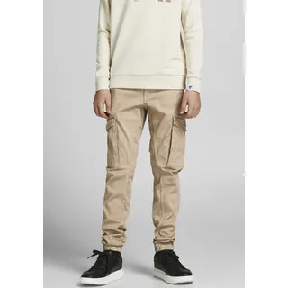 Jack & Jones Junior Cargohose »JPSTPAUL JJFLAKE 1075 CROCKERY NOOS JNR«, beige