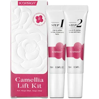 Iconsign Camellia Wimpernlifting und Augenbrauen Lifting Set für Wimpernlaminierungen Zubehör 1x2 St