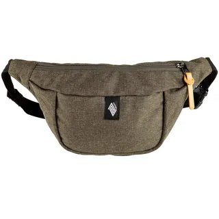 Nitro Hip Bag, Stylische Brusttasche, Gürteltasche mit 2 Fächern, Travel Pack, Heritage Umhängtasche, Festival Hüfttasche, Bauchtasche, 25 x 14 x 8cm, Burnt Olive