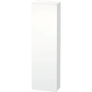 Duravit DuraStyle Hochschrank 1218, eine Tür, Anschlag links, Höhe: 1400mm, Tiefe: 240mm, DS1218L1818, Farbe: Weiß Matt / Weiß Matt