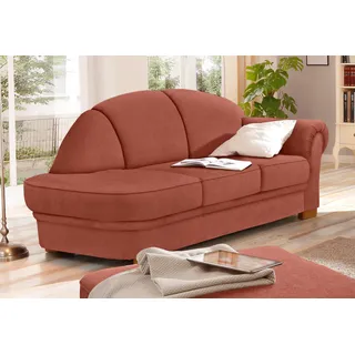 Home Affaire Recamiere »Amrum« mit Federkern, Armteil links oder rechts, orange