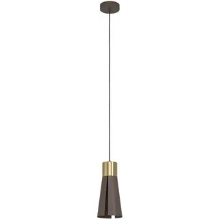 EGLO Losalomas 1-flg. 14 cm rund braun messing