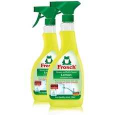 Frosch Natural Lemon Dusch- und Badezimmer-Sprühflasche, 500 ml, 2 Stück