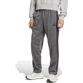 adidas Men's 3 STRIIPES Tricot Open Hem Trackpants, Grey six, S