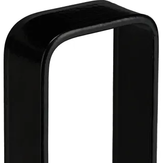 8x Erdanker für Rosenbogen - Stahl - Erdspitzen - U-Form - Heringe - Anker - Schwarz