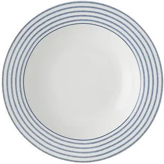Laura Ashley - Tiefer Teller, Suppenteller - Blueprint Candy Stripe - Ø22cm