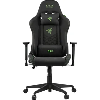 Razer Tarok Natrix Cloth, Gaming-Sessel, Gepolsterter Sitz, Gepolsterte Rückenlehne, Schwarz, Schwarz, Metall - Schwarz