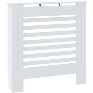 vidaXL MDF Heizkörperverkleidung Weiß 78 cm - Weiß