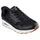 UNO Banksia Herren-Sneaker, Schwarzes Duraleather Mesh, 47.5 EU