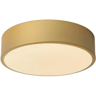 LUCIDE Unar 1x12W Ø 20 cm mattes Gold/Messing