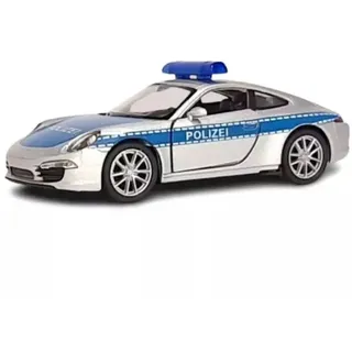 Welly CityDuty: Porsche 911 Carrera S Polizeiauto, Maßstab 1:34