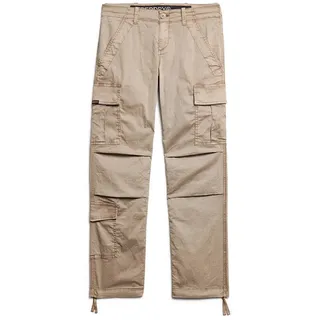 Superdry Low Rise Straight Cargo Cargohose - Deep Beige - 30