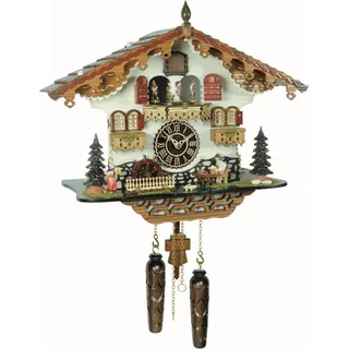 Trenkle - 497_QMT_HZZG - Kuckucksuhr - Quarz - Weiß, Braun