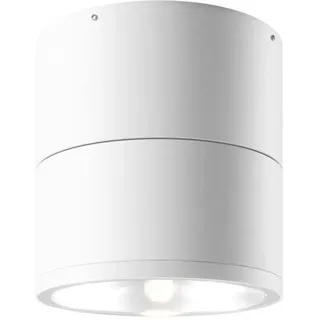 LED Spot außen verstellbar Ø 10,8 cm IP54 Weiß rund 3000 K warmweiß Deckenlampe