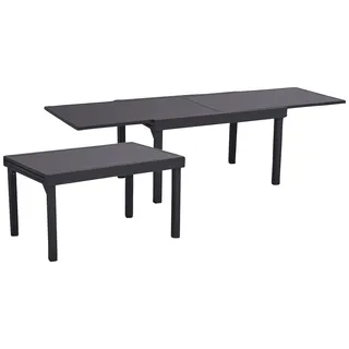 Garden Pleasure Ausziehtisch ELENA 65/130 x 65 x 75 cm Anthrazit