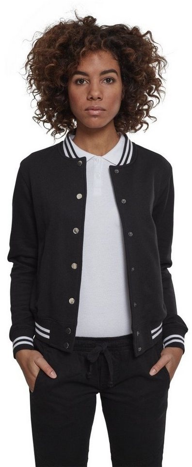 Bild von Ladies College Sweat Jacket schwarz XL