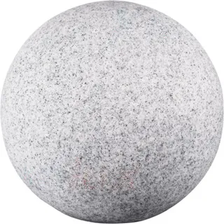 Gartenkugel Kugelleuchte Ø300 mm Ball 230V E27 IP65 Garten Lampe Naturstein Optik Kanlux Stono - Grau