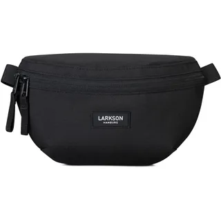 LARKSON Bauchtasche Damen & Herren Schwarz - Finn - Hüfttasche für Sport Outdoor Stadt - Gürteltasche Stylisch für Festival - Crossbody Bag mit Gurt - Wasserabweisend