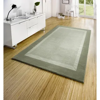 HANSE HOME Band grün, B:120cm H:9mm L:170cm, Kunstfaser, Teppiche, Teppich, Kurzflor, weich, Läufer Größen, Wohnzimmer, Schlafzimmer, Esszimmer