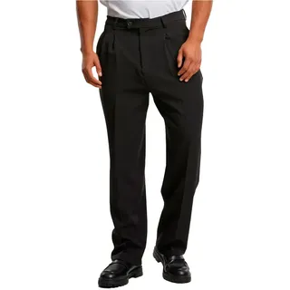 Urban Classics Double Pleated Anzughose - Black - 33