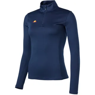 Ellesse Damen Telero 1/2 Zip Top Langärmeliges Oberteil, Blau, 38
