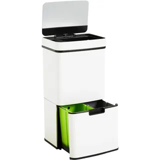 Wellhome Mülleimer 62 l Weiß