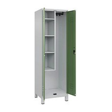 CP Putzmittelschrank Classic Plus 080110-00 S10006 lichtgrau, resedagrün 60,0 x 50,0 x 195,0 cm, aufgebaut