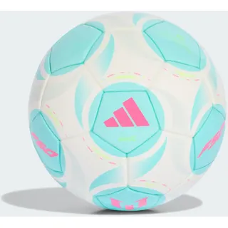 adidas Unisex Mess MINI Ball, White/Flash Aqua/Halo Mint, 1