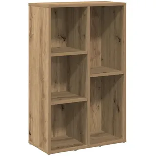 vidaXL Bücherregal 50 x 25 x 80 cm Eiche