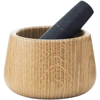 Normann Copenhagen Craft Mörser aus Holz schwarz