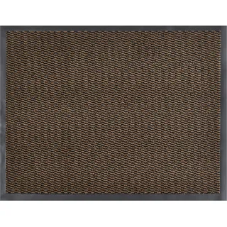 Andiamo Easy - Schmutzfangmatte für den Hauseingang - flexibel einsetzbar als Türmatte innen, Fußabtreter im überdachten Außenbereich oder als Schuhmatte 120 x 180 cm Braun