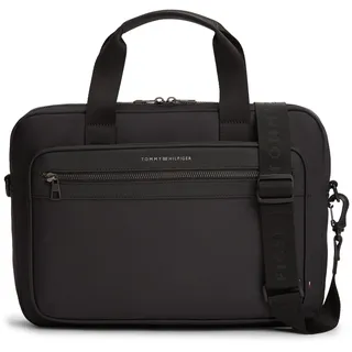 Tommy Hilfiger Herren Th Repreve Computertasche AM0AM14149 Computertasche, Schwarz (Schwarz), Einheitsgröße