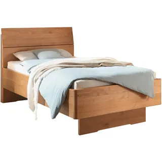 Wiemann Holzbett »Cardiff, Bettgestell, Bettrahmen, teilmassiv Erle« erle teilmassiv, B:100cm L:200cm, Betten, Holzbett, Kopf- und Fußteil aus Massivholz in Erle, verschiedene Größen