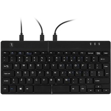 Bild Split Ergonomische Tastatur UK schwarz (RGOSP-UKWIBL)