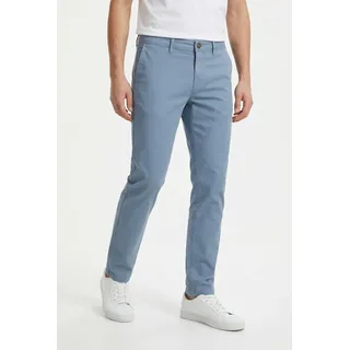 Chinos JACK & JONES "JPSTMARCO mit Stretchkomfort und schmalem Bein", Herren, Gr. 28, Länge 30, blau (blau mirage), Web, Obermaterial: 98% Baumwolle, 2% Elasthan, unifarben, slim fit normal, Hosen Chinos, Baumwollmischung, slim fit