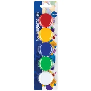 CENTRUM Magneter 35mm. Ass.farver 5 stk.