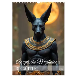 Ägyptische Mythologie - Götter, Helden und Monster (Wandkalender 2026 DIN A3 hoch), CALVENDO Monatskalender: Ein epischer Kalender, der die mächtigen ... Bildern zum Leben erweckt. (CALVENDO Kunst)