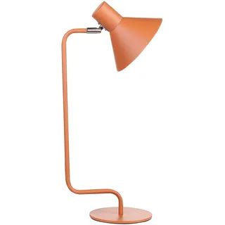 BELIANI Tischlampe Orange Eisen 51 cm Rund Matt mit Kabel Schalter Modern Nachttischlampe für Schlafzimmer Schreibtischlampe für Büro - Orange