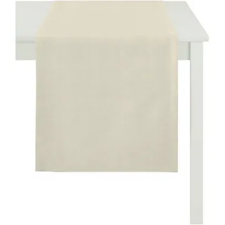 APELT Tischläufer »ALASKA, LOFT STYLE, Rips Uni«, beige