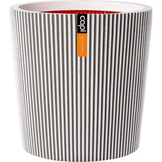 Capi Europe Blumentopf Konisch Groove NL Ø 45 cm x 41 cm Elfenbein