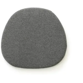Vitra Sitzkissen für Eames Plastic Side Chair Soft Seat Typ B grau, 2x41.5x37 cm