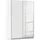 Schwebetürenschrank Subito 136 x 197 x 61 cm Weiß