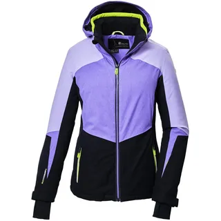 KILLTEC Damen Skijacke/Funktionsjacke mit abzippbarer Kapuze und Schneefang KSW 66 WMN SKI JCKT, lavendel, 38,