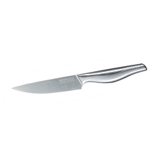 Nirosta Spickmesser Swing 23 cm – Hochwertiger Edelstahl – Scharfes Messer in Profi-Qualität für Gemüse, Obst & Co – Handgeschärfter Taper-Klingenschliff – Sandgestrahlter Anti-Rutsch-Griff