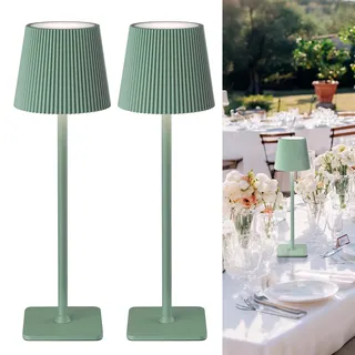 luminexdesigns Tischlampe Grün 2 St.