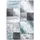 Webteppich 160 230 Blau/Grau