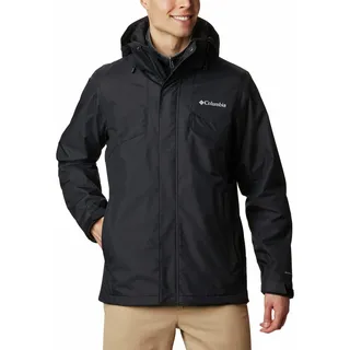 Columbia Men's Bugaboo Fleece Interchange Jacket, 3 In 1 Interchange Winter Coat, Black, Size S