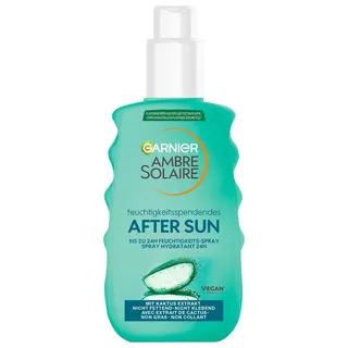 Garnier Ambre Solaire After Sun Spray für Gesicht & Körper – Beruhigendes & erfrischendes Feuchtigkeitsspray – Regenerierende Pflege gegen Rötungen & Spannungsgefühle – Verlängert die Bräune - 150ml