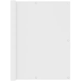 vidaXL Balkonverkleidung 120 x 300 cm Weiß Aluminium