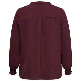 ONLY CARMAKOMA Carmetta Life V-Neck Top Tawny Port 52